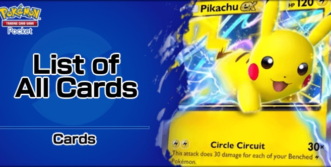 pokemon tcg pocket card list pokemon tcg pocket card list