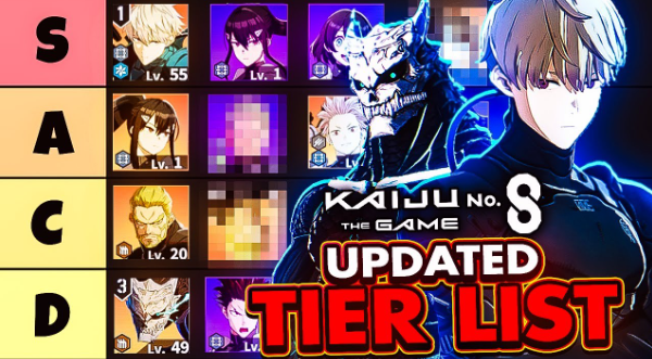 kaiju no 8 the game tier list