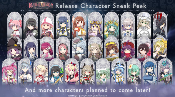 madoka magica magia exedra characters